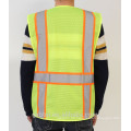 ANSI 107 High Visibility Police Safety reflektierende Weste Reißverschlusstasche